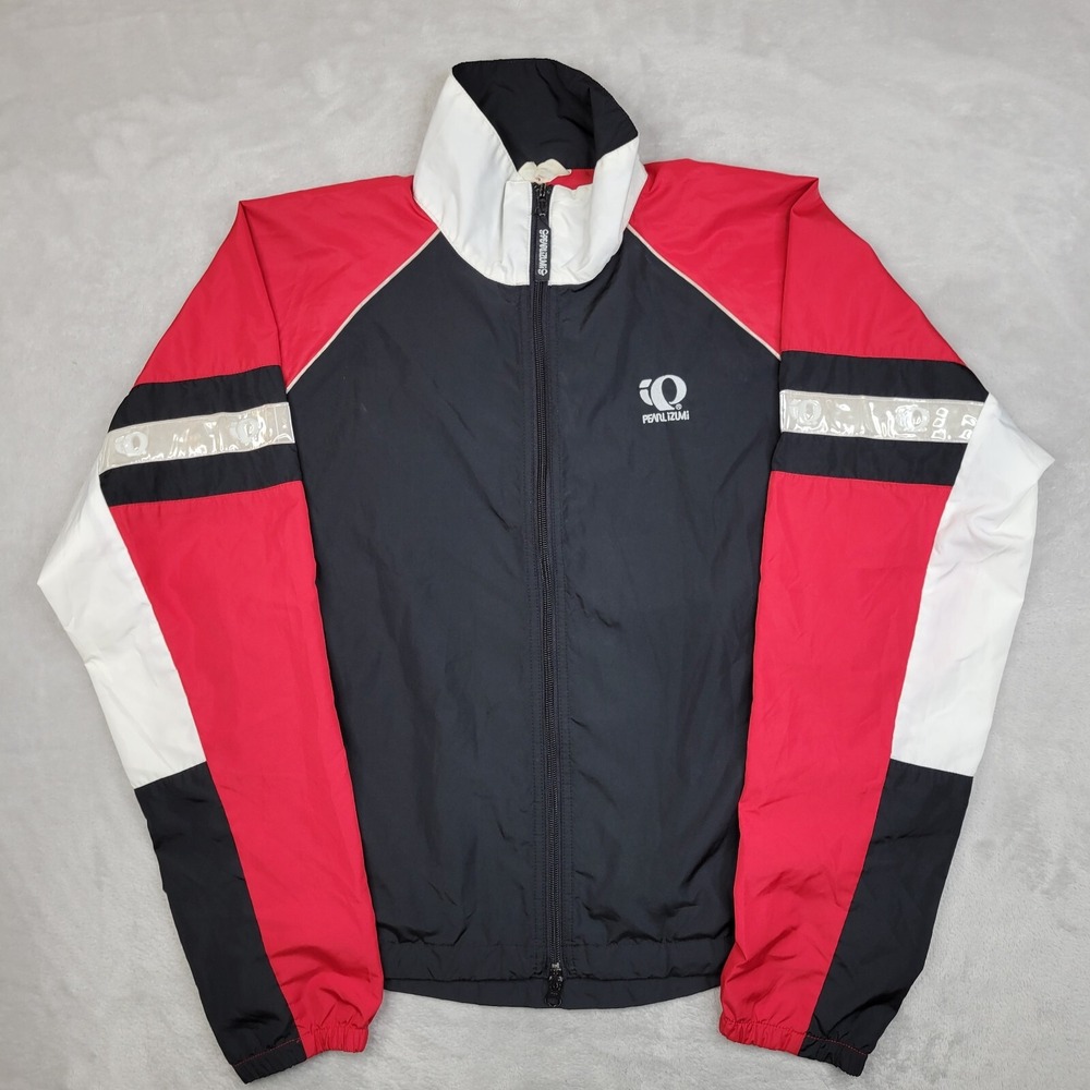 Pearl Izumi Jacket Men Medium Zephyr Windbreaker Rain Coat Cycling Racing Adult